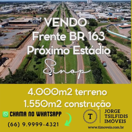 Imagem Galpão à Venda, 1.550 m² em Distrito Industrial - Sinop Imagem Galpão à Venda, 1.550 m² em Distrito Industrial - Sinop