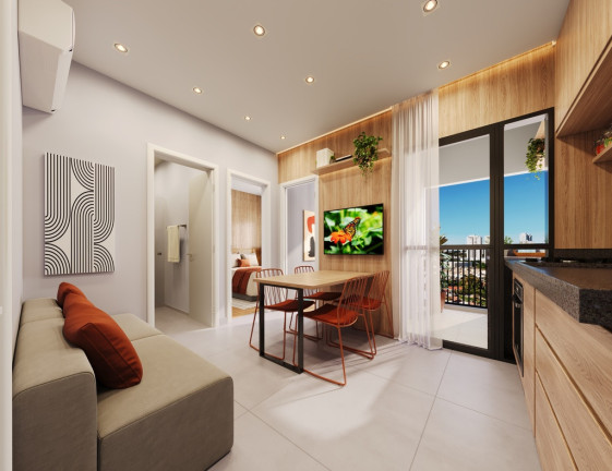 Apartamento com 1 Quarto à Venda, 29 m² em Santo Amaro - São Paulo