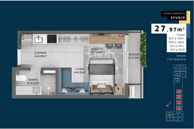 Imagem Apartamento com 1 Quarto à Venda, 28 m² em Cidade Baixa - Porto Alegre