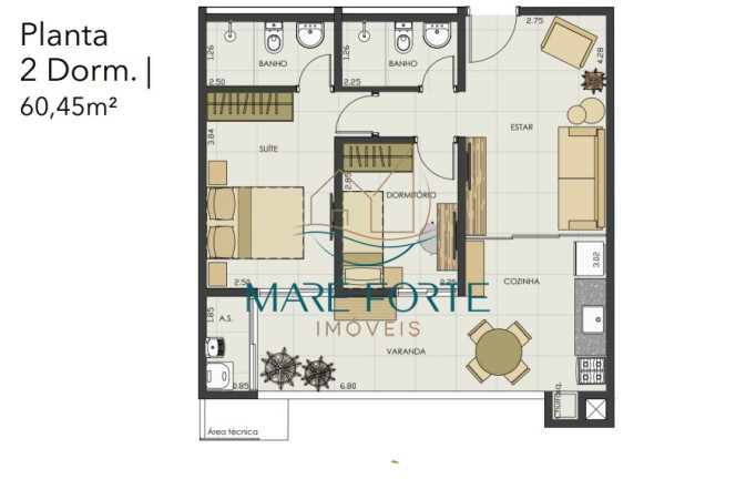 Imagem Apartamento com 2 Quartos à Venda, 60 m² em Perequê Açu - Ubatuba Imagem Apartamento com 2 Quartos à Venda, 60 m² em Perequê Açu - Ubatuba