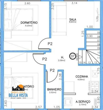 Imagem Casa com 2 Quartos à Venda, em Aviação - Praia Grande Imagem Casa com 2 Quartos à Venda, em Aviação - Praia Grande