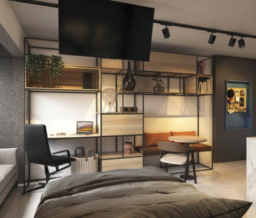 Imagem Studio com 1 Quarto à Venda, 27 m² em Perdizes - São Paulo Imagem Studio com 1 Quarto à Venda, 27 m² em Perdizes - São Paulo