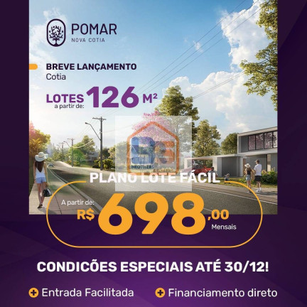 Terreno à Venda, 126 m² em Jardim Dinorah - Cotia