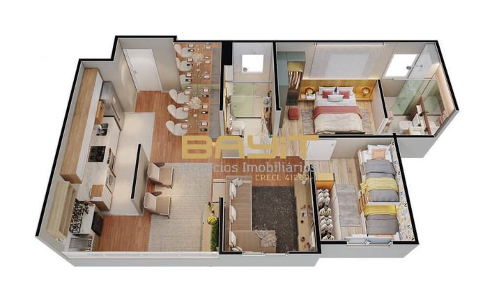Imagem Apartamento com 3 Quartos à Venda, 60 m² em Jardim Carlos Gomes - Jundiaí Imagem Apartamento com 3 Quartos à Venda, 60 m² em Jardim Carlos Gomes - Jundiaí