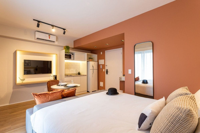Apartamento com 1 Quarto para Alugar, 29 m² em Vila Congonhas - São Paulo