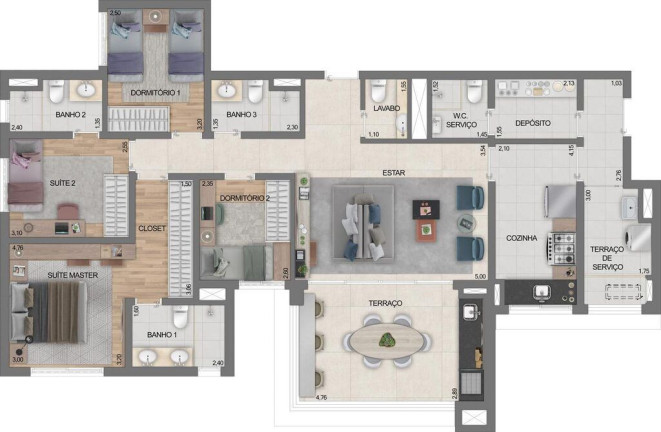 Imagem Apartamento com 4 Quartos à Venda, 145 m² em Mooca - São Paulo Imagem Apartamento com 4 Quartos à Venda, 145 m² em Mooca - São Paulo