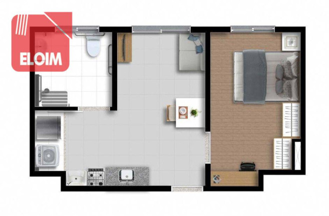 Imagem Apartamento com 2 Quartos à Venda, 32 m² em Barra Funda - São Paulo Imagem Apartamento com 2 Quartos à Venda, 32 m² em Barra Funda - São Paulo