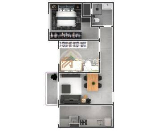 Imagem Apartamento com 2 Quartos à Venda, 52 m² em Jardim Satélite - São José Dos Campos