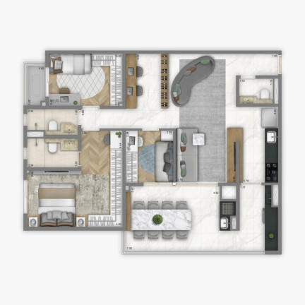 Imagem Apartamento com 2 Quartos à Venda, 74 m² em Jardim - Santo André Imagem Apartamento com 2 Quartos à Venda, 74 m² em Jardim - Santo André