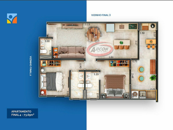 Imagem Apartamento com 2 Quartos à Venda, 73 m² em Itaguá - Ubatuba Imagem Apartamento com 2 Quartos à Venda, 73 m² em Itaguá - Ubatuba