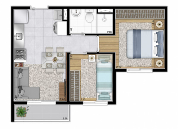 Imagem Apartamento com 2 Quartos à Venda, 34 m² em Vila Guilherme - São Paulo
