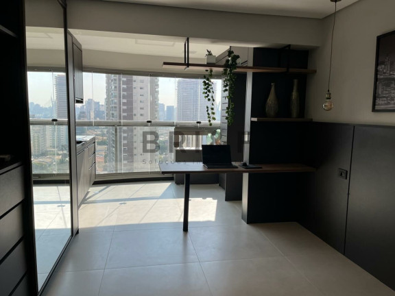 Imagem Apartamento com 1 Quarto para Alugar, 32 m² em Santo Amaro - São Paulo Imagem Apartamento com 1 Quarto para Alugar, 32 m² em Santo Amaro - São Paulo