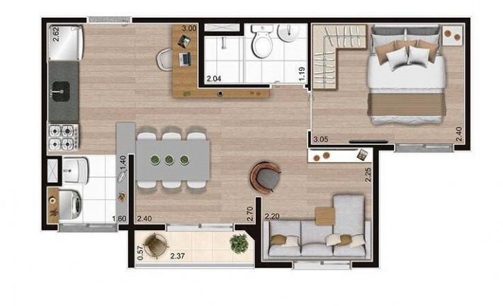 Imagem Imóvel com 2 Quartos à Venda, 37 m² em Vila Andrade - São Paulo Imagem Imóvel com 2 Quartos à Venda, 37 m² em Vila Andrade - São Paulo