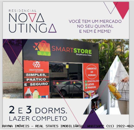 Imagem Apartamento com 3 Quartos à Venda, 63 m² em Jardim Utinga - Santo André Imagem Apartamento com 3 Quartos à Venda, 63 m² em Jardim Utinga - Santo André