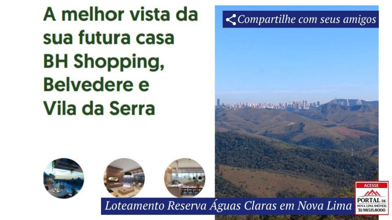 Imagem Terreno à Venda, 1.000 m² em Macacos - Nova Lima