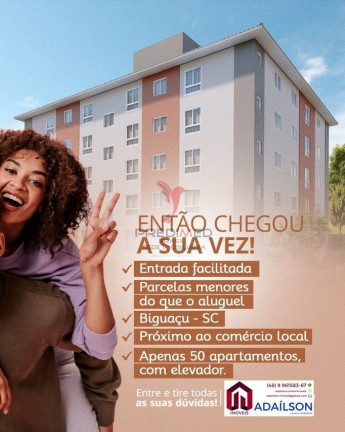 Imagem Apartamento com 2 Quartos à Venda, 50 m² em Jardim Janaína - Biguaçu Imagem Apartamento com 2 Quartos à Venda, 50 m² em Jardim Janaína - Biguaçu