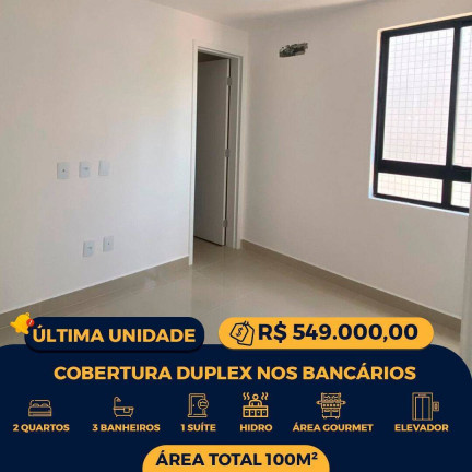 Imagem Apartamento com 2 Quartos à Venda, 40 m² em Bancários - João Pessoa