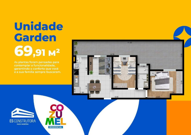Imagem Apartamento com 2 Quartos à Venda, 45 m² em Vila Aeroporto - Sorocaba