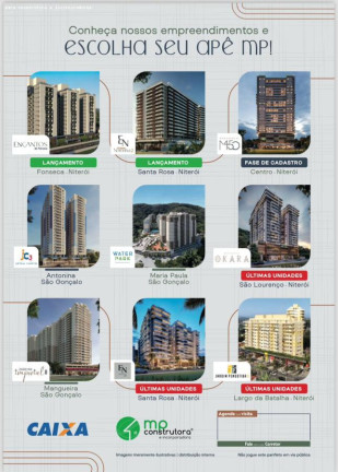 Imagem Apartamento com 2 Quartos à Venda, 65 m² em Santa Rosa - Niterói