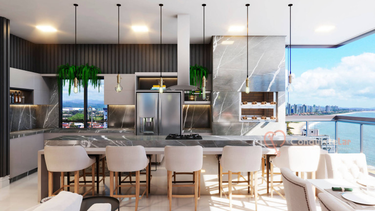 Imagem Apartamento com 4 Quartos à Venda, 200 m² em Centro - Balneário Piçarras