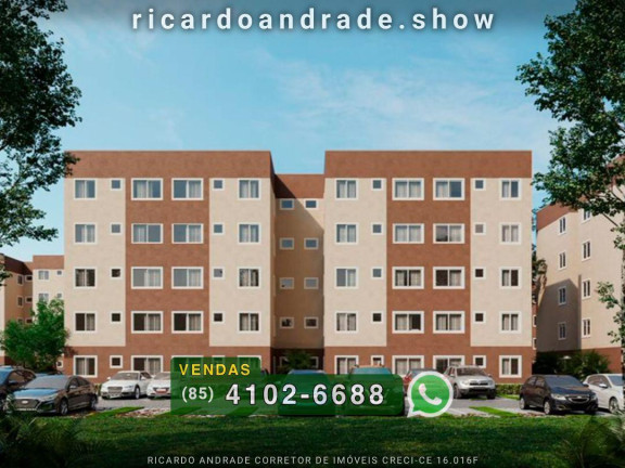 Imagem Apartamento com 2 Quartos à Venda, 40 m² em Centro - Caucaia Imagem Apartamento com 2 Quartos à Venda, 40 m² em Centro - Caucaia