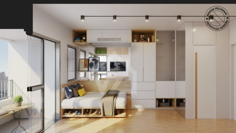Imagem Apartamento com 1 Quarto à Venda, 19 m² em Brooklin - São Paulo