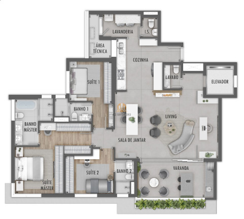 Imagem Imóvel com 3 Quartos à Venda, 151 m² em Batel - Curitiba Imagem Imóvel com 3 Quartos à Venda, 151 m² em Batel - Curitiba