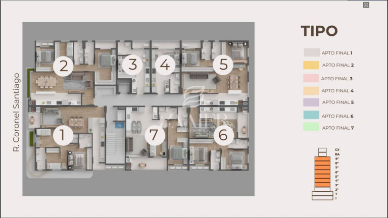 Imagem Apartamento com 3 Quartos à Venda, 88 m² em Anita Garibaldi - Joinville