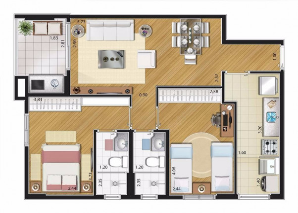 Imagem Apartamento com 2 Quartos à Venda, 64 m² em Santa Paula - São Caetano Do Sul Imagem Apartamento com 2 Quartos à Venda, 64 m² em Santa Paula - São Caetano Do Sul
