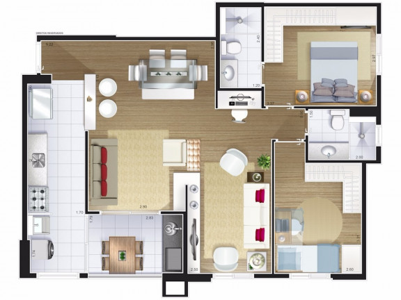 Imagem Apartamento com 2 Quartos à Venda, 61 m² em Fundação - São Caetano Do Sul Imagem Apartamento com 2 Quartos à Venda, 61 m² em Fundação - São Caetano Do Sul