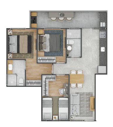 Imagem Casa com 3 Quartos à Venda, 65 m² em Guilhermina - Praia Grande Imagem Casa com 3 Quartos à Venda, 65 m² em Guilhermina - Praia Grande