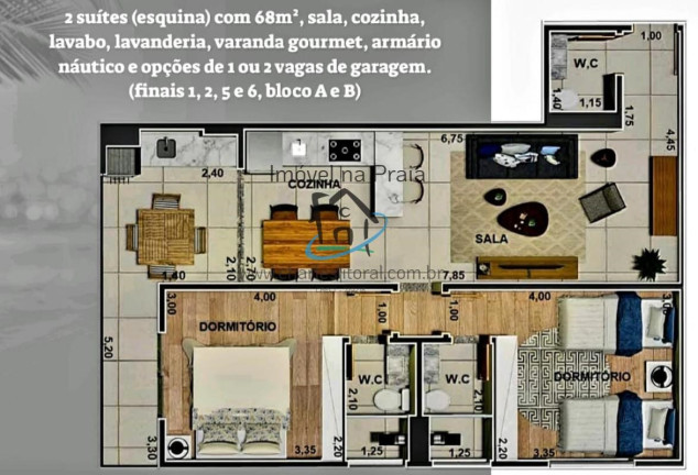 Imagem Apartamento com 2 Quartos à Venda, 68 m² em Praia Da Maranduba - Ubatuba Imagem Apartamento com 2 Quartos à Venda, 68 m² em Praia Da Maranduba - Ubatuba