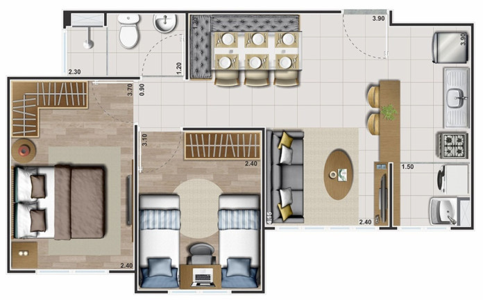 Imagem Imóvel com 1 Quarto à Venda, 43 m² em Vargem Grande - Rio De Janeiro Imagem Imóvel com 1 Quarto à Venda, 43 m² em Vargem Grande - Rio De Janeiro