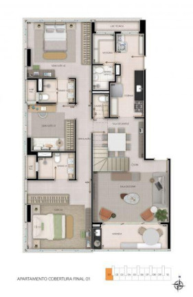 Imagem Apartamento com 3 Quartos à Venda, 223 m² em Noroeste - Brasilia