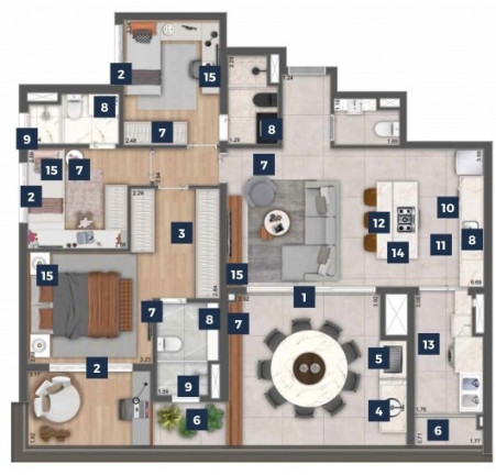 Imagem Apartamento com 2 Quartos à Venda, 73 m² em Chácara Santo Antônio (zona Sul) - São Paulo Imagem Apartamento com 2 Quartos à Venda, 73 m² em Chácara Santo Antônio (zona Sul) - São Paulo