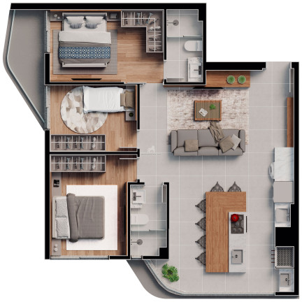 Imagem Apartamento com 2 Quartos à Venda, 72 m² em São Judas - Itajaí