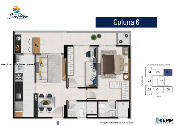 Imagem Imóvel com 3 Quartos à Venda, 80 m² em Praia Itaparica - Vila Velha