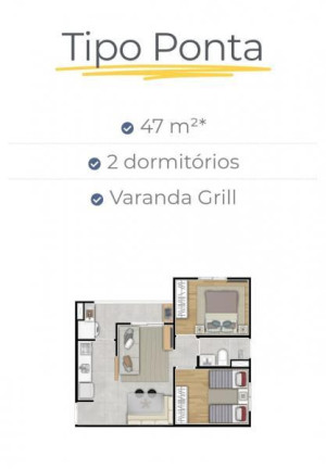 Imagem Apartamento com 2 Quartos à Venda, 67 m² em Sky Granja Viana - Programa Casa Verde Amarela - Cotia Imagem Apartamento com 2 Quartos à Venda, 67 m² em Sky Granja Viana - Programa Casa Verde Amarela - Cotia