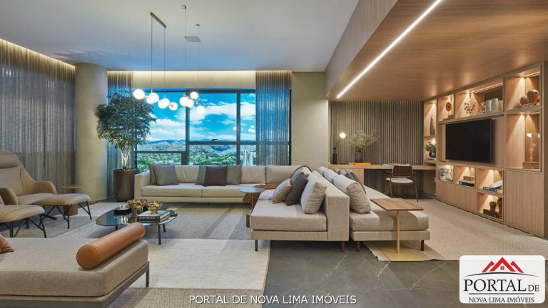 Imagem Apartamento com 4 Quartos à Venda, 199 m² em Vila Da Serra - Nova Lima