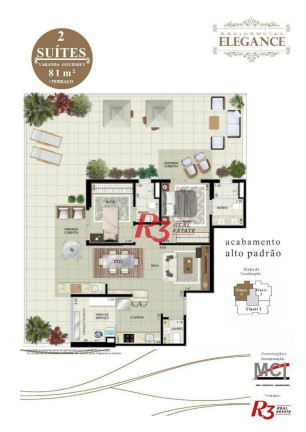 Imagem Apartamento com 3 Quartos à Venda, 117 m² em Ponta Da Praia - Santos Imagem Apartamento com 3 Quartos à Venda, 117 m² em Ponta Da Praia - Santos