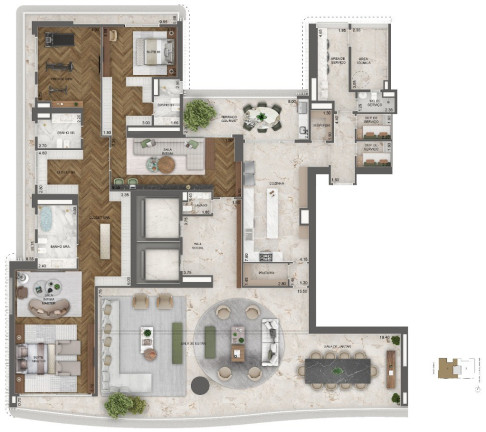 Imagem Imóvel com 4 Quartos à Venda, 695 m² em Jardim Guedala - São Paulo
