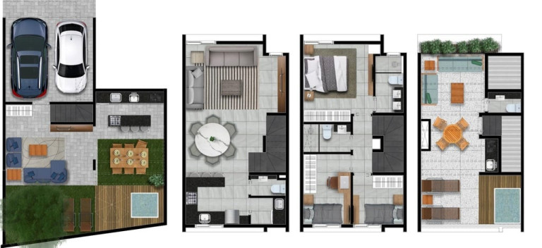 Imagem Casa de Condomínio com 2 Quartos à Venda, 170 m² em Campo Belo - São Paulo