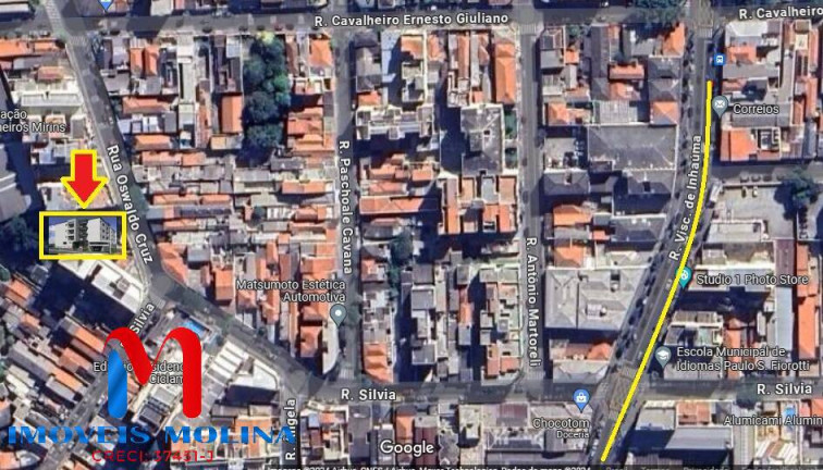Imagem Apartamento com 2 Quartos à Venda, 55 m² em Osvaldo Cruz - São Caetano Do Sul