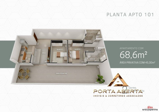 Imagem Apartamento com 2 Quartos à Venda, 146 m² em Vila Dos Técnicos - Timóteo