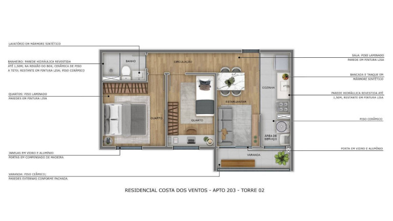 Imagem Apartamento com 2 Quartos à Venda,  em Campinas