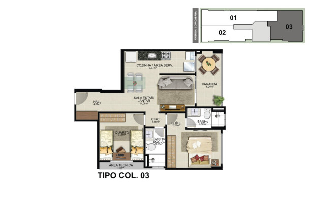 Imagem Imóvel com 2 Quartos à Venda, 56 m² em Praia Do Morro - Guarapari