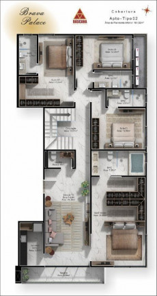 Imagem Imóvel com 3 Quartos à Venda, 172 m² em Praia Brava De Itajaí - Itajaí Imagem Imóvel com 3 Quartos à Venda, 172 m² em Praia Brava De Itajaí - Itajaí