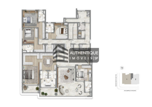Imagem Apartamento com 4 Quartos à Venda, 269 m² em Campo Belo - São Paulo Imagem Apartamento com 4 Quartos à Venda, 269 m² em Campo Belo - São Paulo