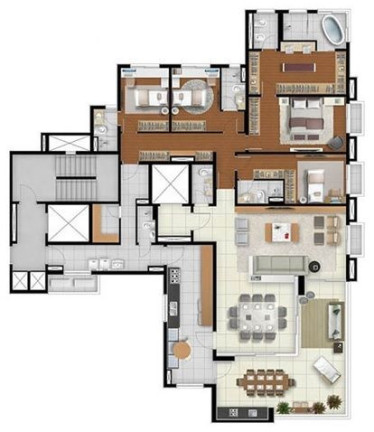 Imagem Apartamento com 4 Quartos à Venda, 258 m² em Perdizes - São Paulo Imagem Apartamento com 4 Quartos à Venda, 258 m² em Perdizes - São Paulo