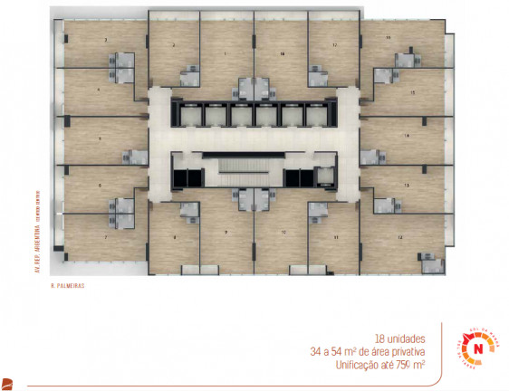 Imagem Sala Comercial à Venda, 44 m² em água Verde - Curitiba